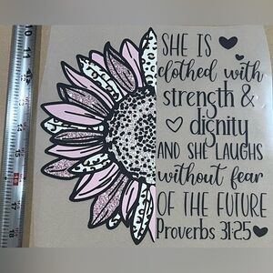 Inspirational Floral DTF Transfer